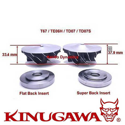 What is the Superback and Flatback Design of the Compressor Wheel?