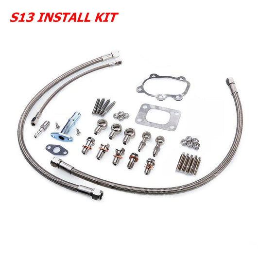 Kinugawa Turbo Oil & Water Line Kit For Nissan CA18DET SR20DET Silvia S13 S14 S15 Turbo with 3" Inlet Cover